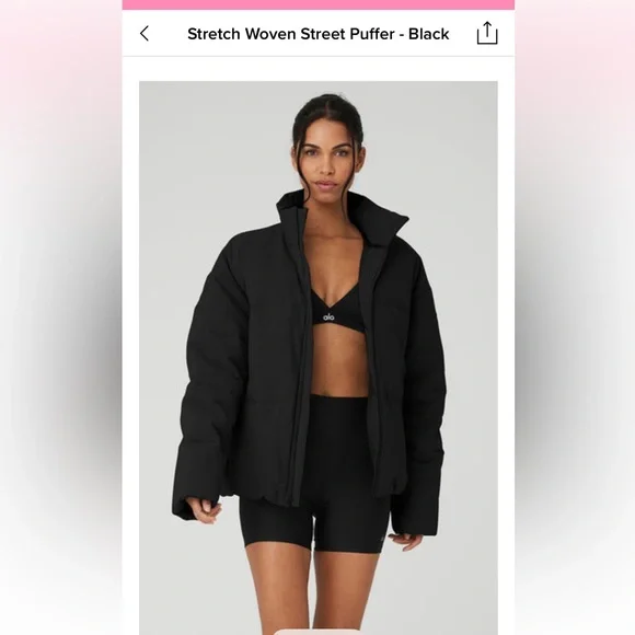 ALO Yoga | Jackets & Coats | Alo Stretch Woven Street Puffer